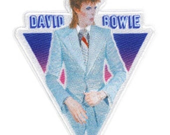 David Bowie Woven Embroidered Patch B067P