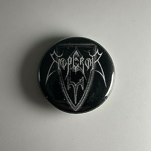 Emperor Black Metal 1” Button E005B Pin Badge
