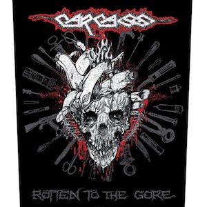 Carcass Rotten To The Gore Printed Back Patch C052P