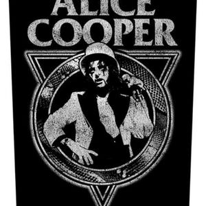 Alice Cooper Welcome To My Nightmare Printed Back Patch A015P