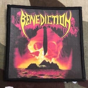 Benediction Subconscious Terror gesublimeerde bedrukte patch B023P