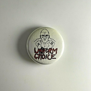 Spilla con bottone a bordo dritto da 1" Uniform Choice U005B