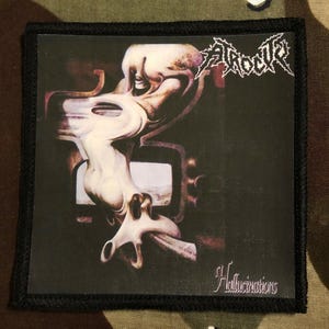 Parche estampado por sublimación de Atrocity Hallucinations A039P