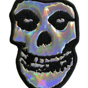 Écusson brodé officiel Misfits Crimson Ghost irisé M104P