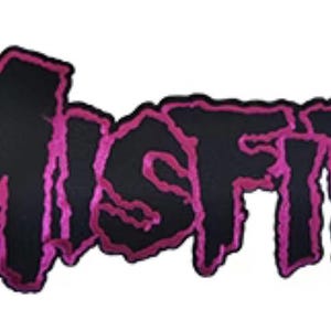 Misfits Logo Embroidered Back Patch M059P