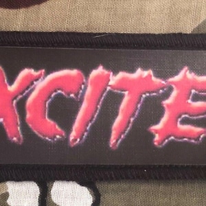 Exciter Logo Sublimated Printed Patch E018P