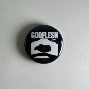 Godflesh Industrial 1" Button G012B Badge Pin