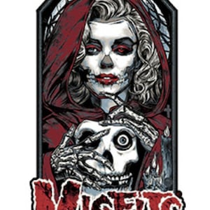 Misfits Crimson Ghost Unmasked Embroidered/Woven Patch M055P