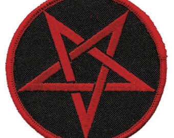 Pentagram Pentacle Embroidered Patch P017P