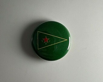 YPJ Flagge Rojava Volksschutzeinheit Kurdistan YPG 2,5 cm Button Y004B Badge Pin
