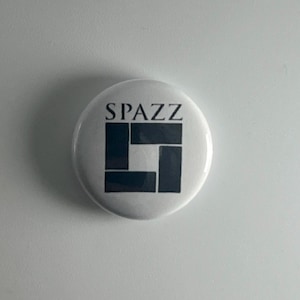 Spazz Power Violence Logo 1" Button Badge Pin S007B