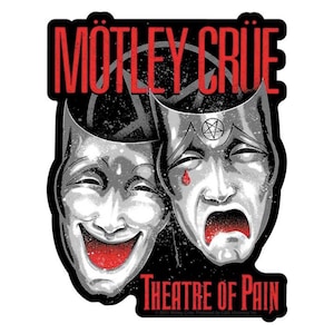 Motley Crüe Theater of Schmerz Aufkleber M030S