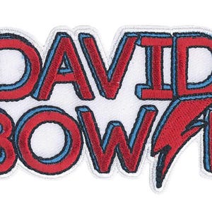 David Bowie Ziggy Stardust Embroidered Patch B027P
