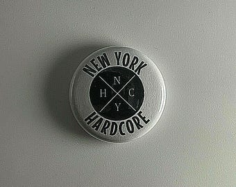 New York Hardcore NYHC Sick Of It All Agnostic Front 1” Button N012B Badge Pin