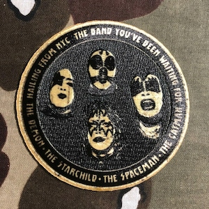 Kiss Hailing From New York Woven Patch K027P