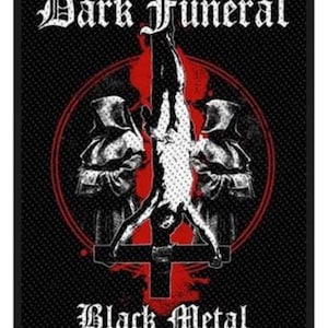 Dark Funeral Black Metal Woven Patch D086P