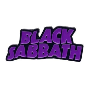 Black Sabbath Master of Reality Logo Enamel Lapel Pin B003PC