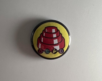 Devo ¿No somos hombres? Botón Energy Dome de 1" D012B Insignia Pin