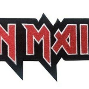 Iron Maiden Official Logo Embroidered Back Patch I059P