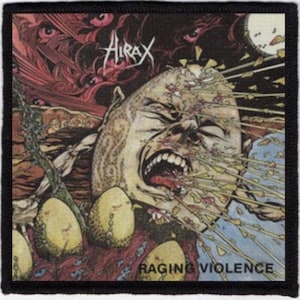 Hirax Raging Violence Sublimated Printed Patch H017P