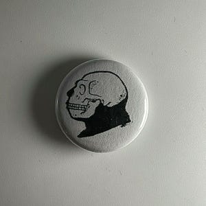Neanderthal Power Violence 1" Button N006B Badge Pin
