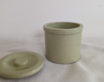 Charming Small Green Jar - Pretty Decor and Storage Essential
