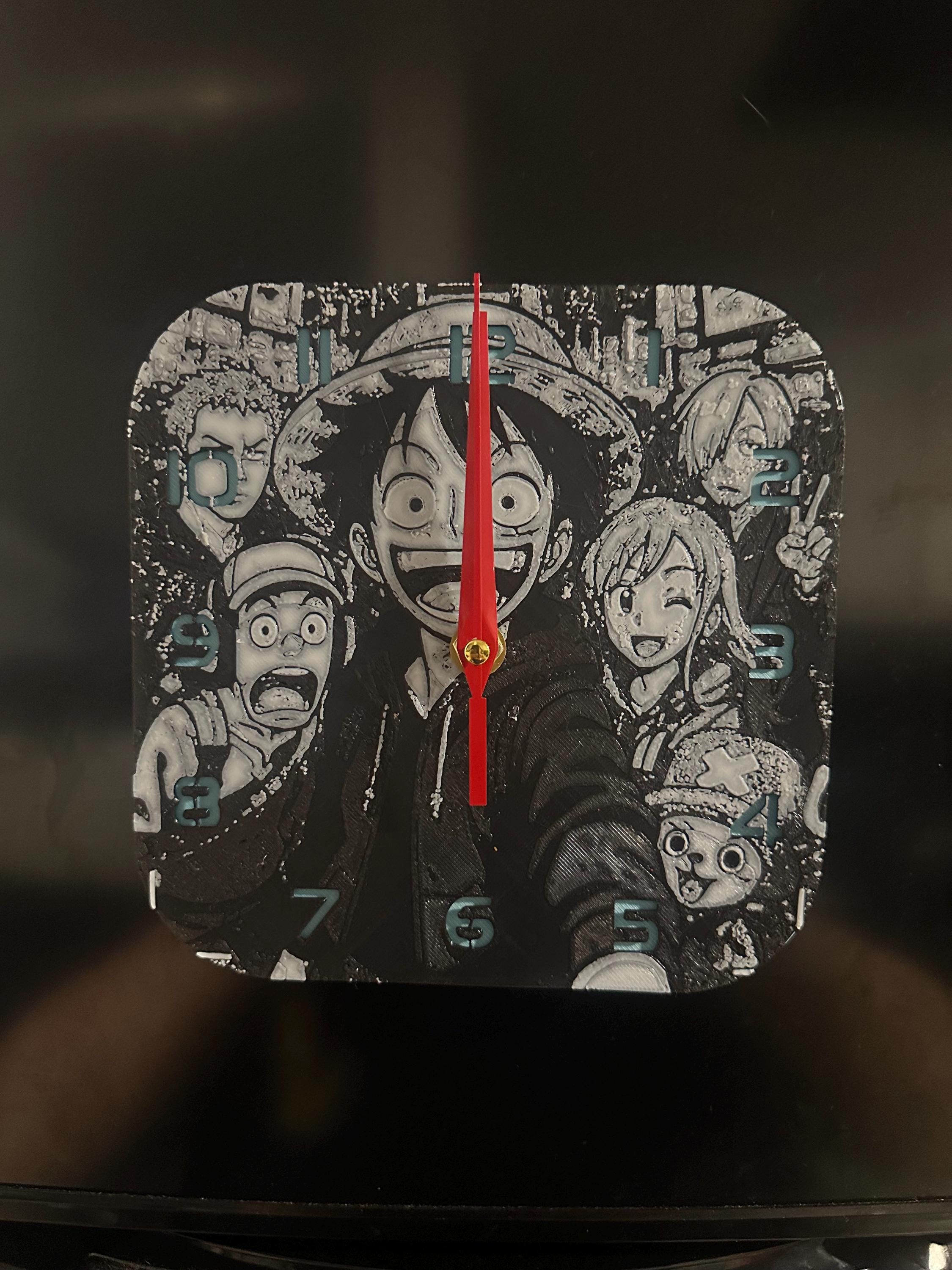One Piece Anime Wall Clock - Etsy