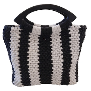 Cartera de mano, cartera tejida, cartera elegante