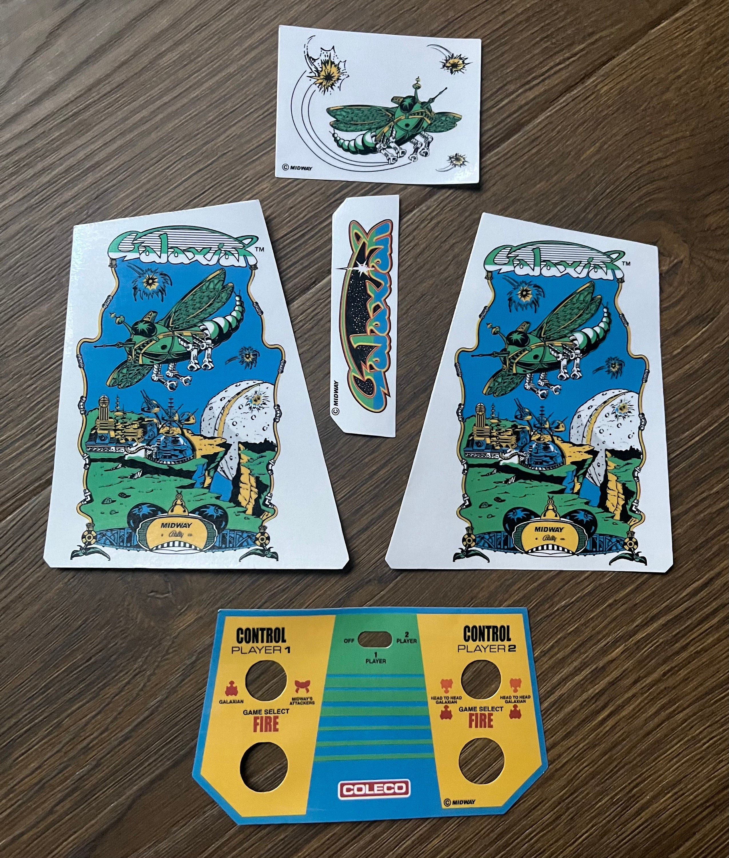 Pre-cut Reporoduction Decals for Coleco Tabletop Mini-arcade - Etsy