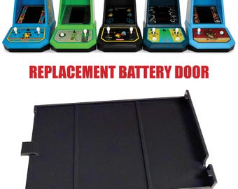 Replacement Battery Cover for Coleco Tabletop Arcade – Donkey Kong, Frogger, Galaxian, Pac-Man (Decals Available)