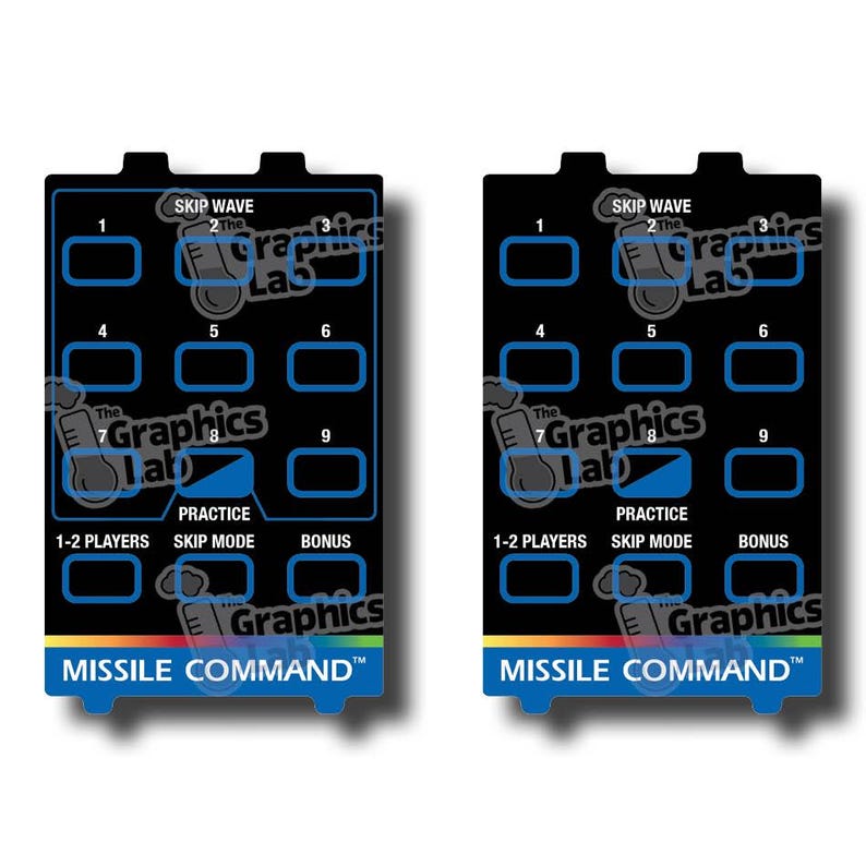 Controller Overlay Numbers Atari 5200 Controller Overlays – Pre-cut Replacement Overlays - Etsy