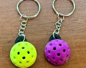 Llavero/dije con cremallera de Pickleball
