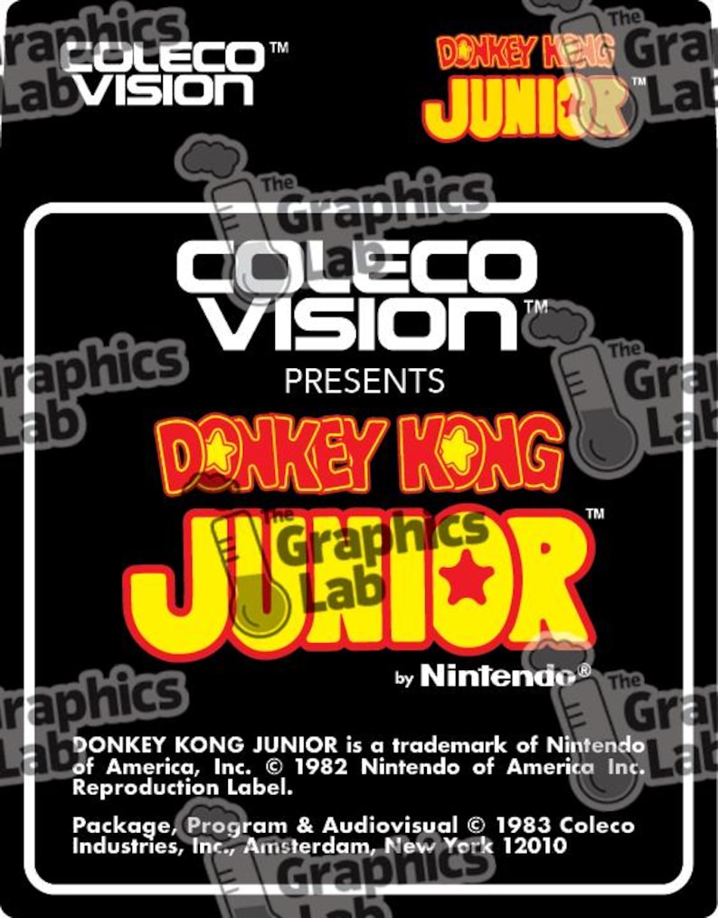Colecovision - Replacement Game Cartridge Labels - Etsy