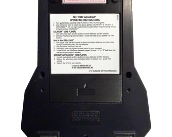 Tampa de bateria de substituição para arcades de mesa Coleco – Donkey Kong, Frogger, Galaxian, Pac-Man (adesivos disponíveis)