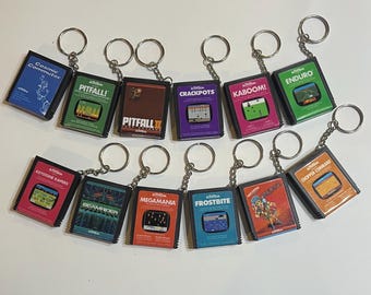 Llavero de cartucho de Atari 2600 (estilo Activision)