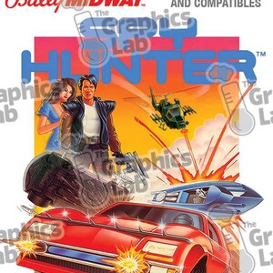 Etichette di ricambio per cartucce di gioco per Atari 2600 - SEGA Spy Hunter (Stand.)