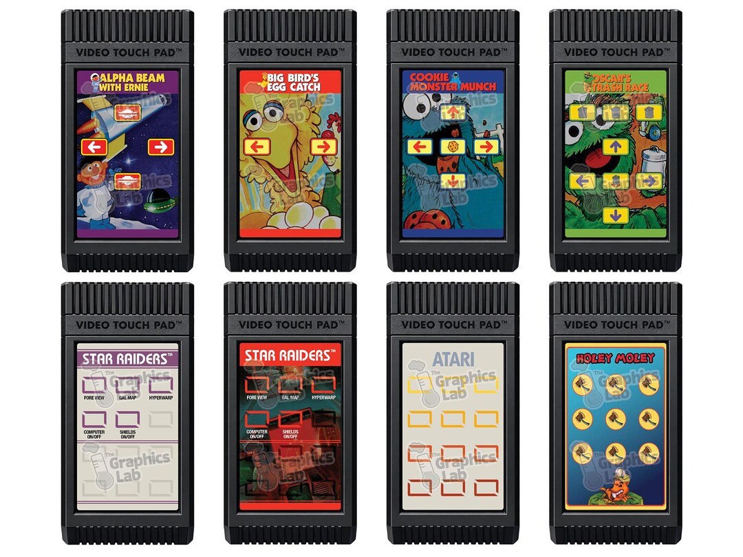 Video Touch Pad Overlays for Atari 2600 - Etsy