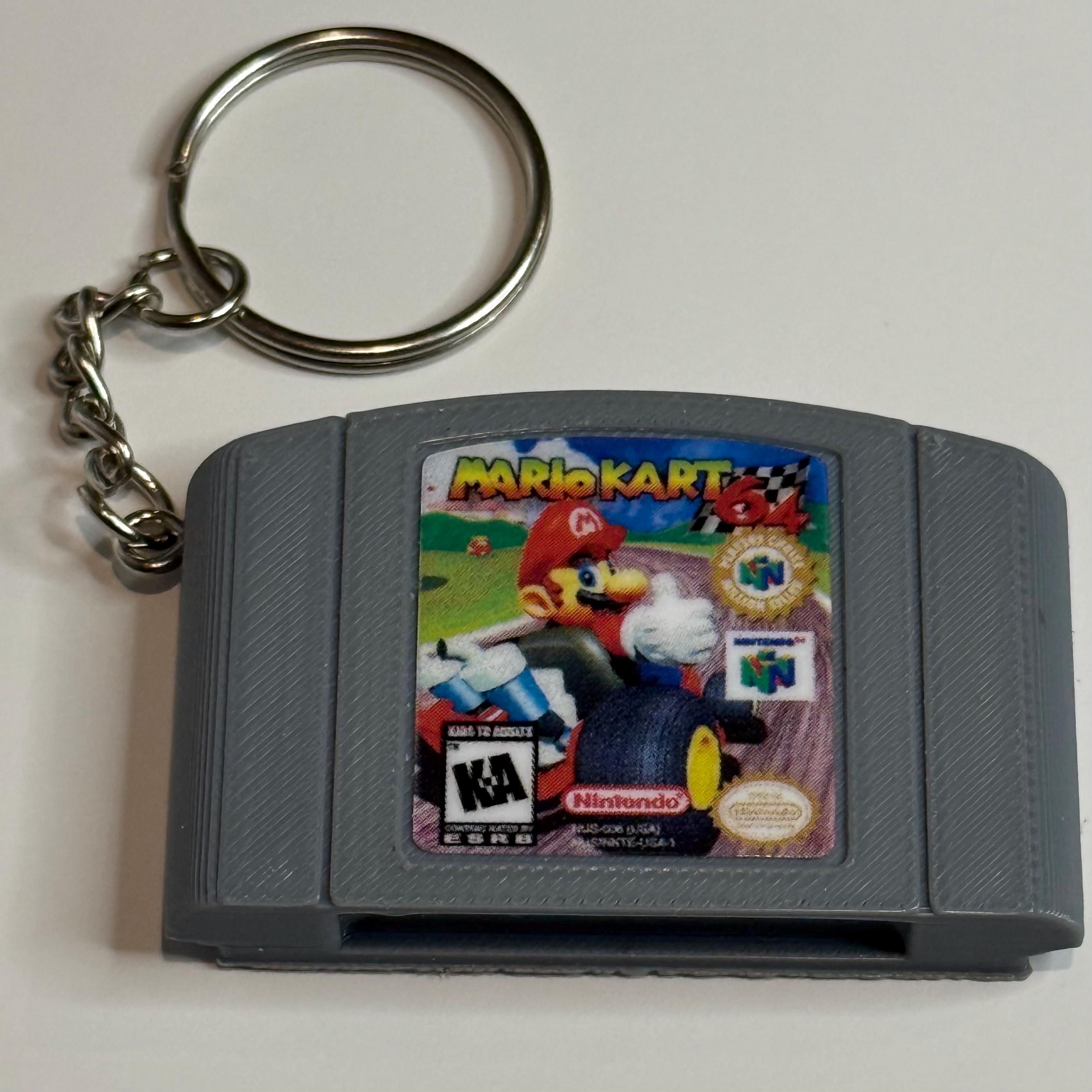 Mini N64 Game Cartridge Keychain - Etsy