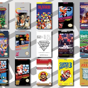 Nintendo (NES) Reproduction Labels - Custom Labels Available