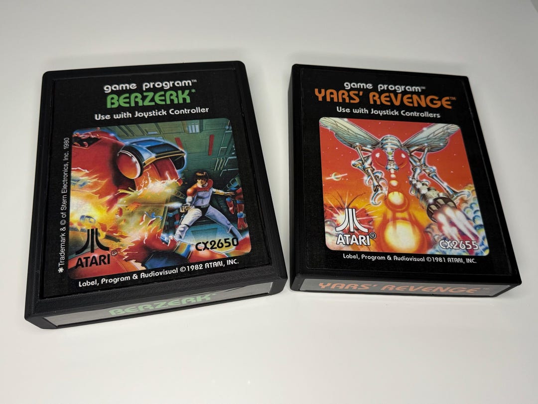 Atari 2600 Jumbo Cartridge - Wall Art - Etsy