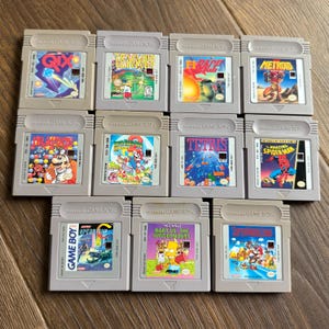 Nintendo Gameboy Replacement Game Cartridge Labels