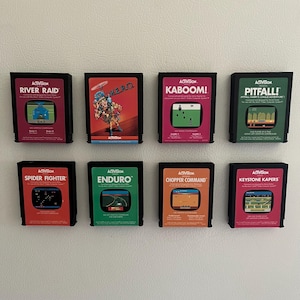 Atari 2600 Cartridge Refrigerator Magnets (Activision-style)