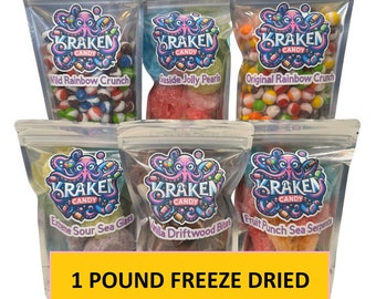 1 POUND - 6 BAGS - Freeze Dried Candy ** LOOT Pack