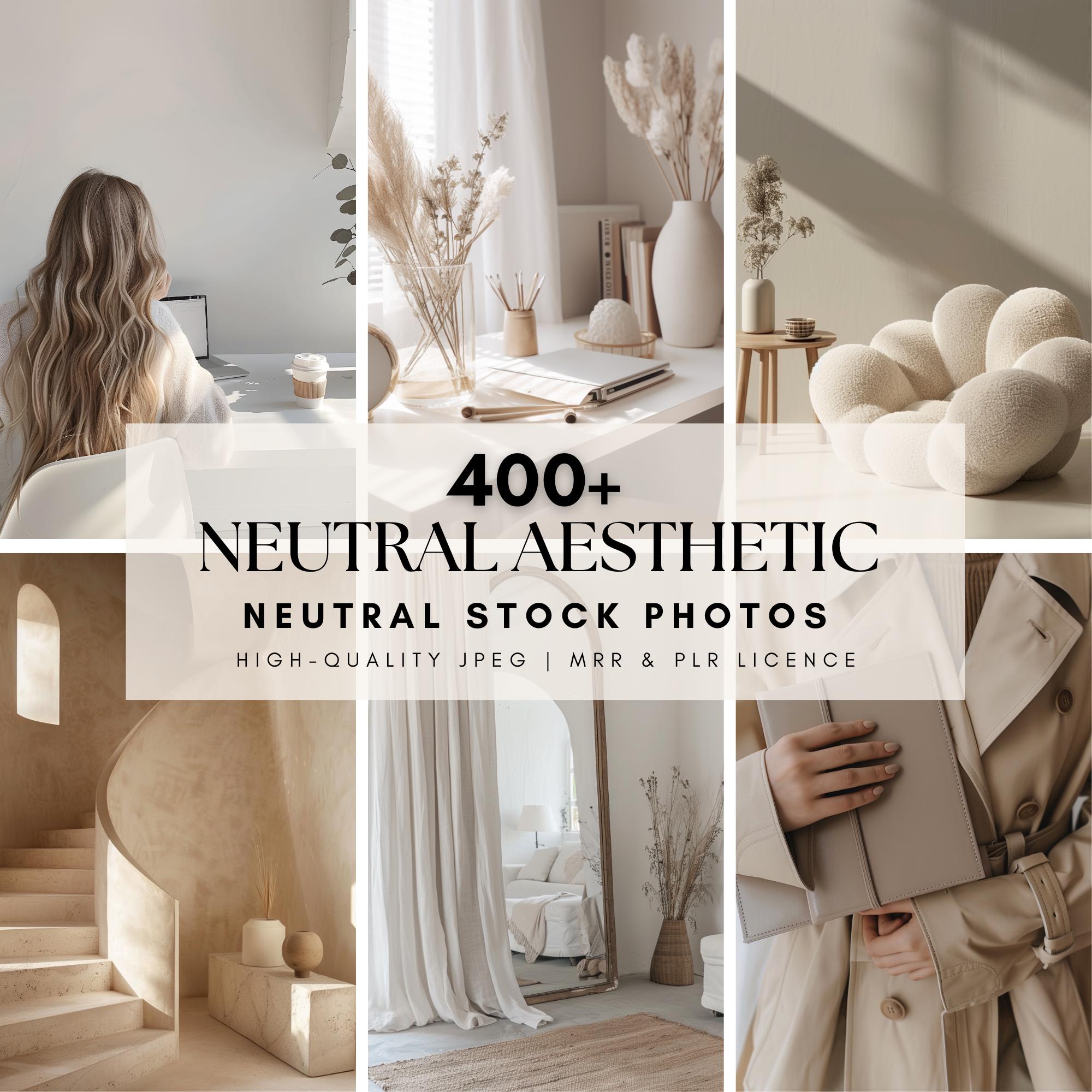 Neutral stock photos aesthetic beige aesthetic digital marketing neutral instagram reels stock image mrr plr marketing faceless marketing