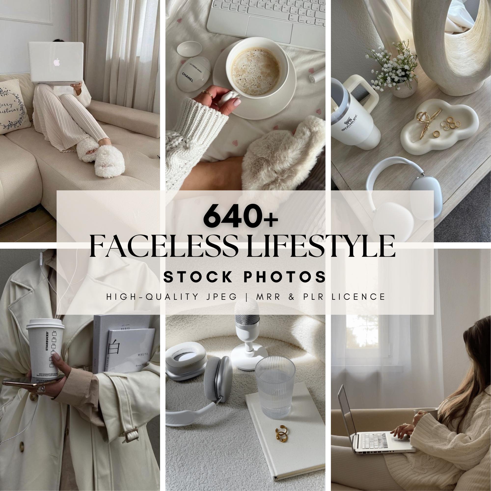 Aesthetic Faceless Lifestyle Stock Images, Boss Babe Aesthetic, Faceless Digital Marketing, Instagram Posts & Reels, Master Resell Rights