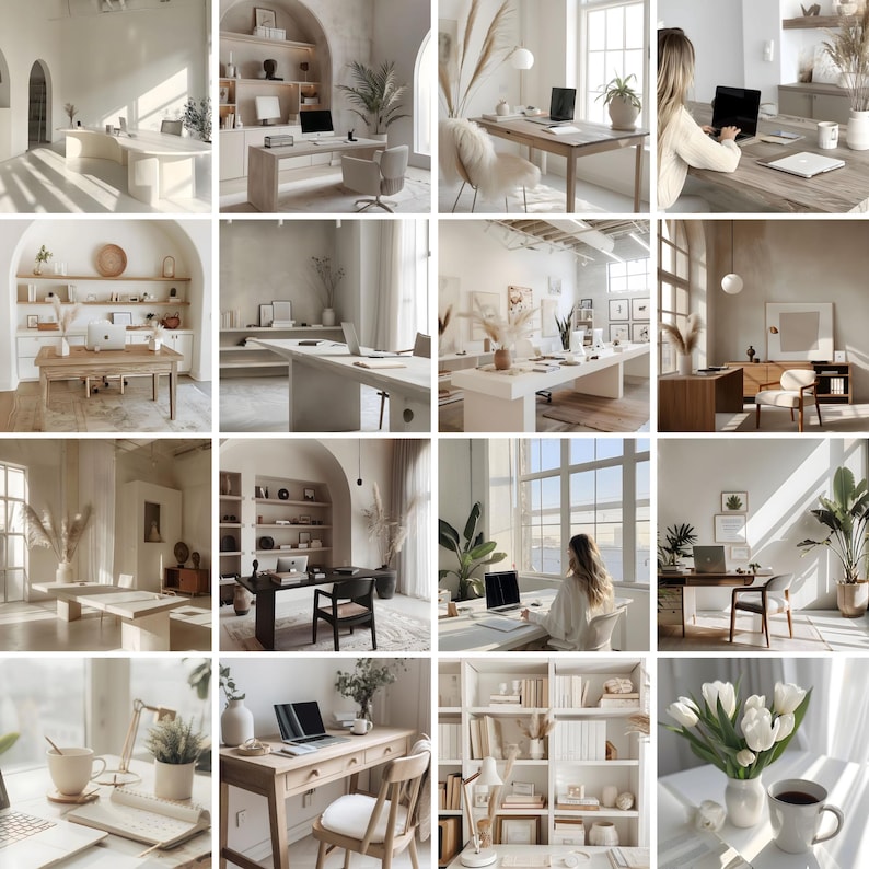 High-quality neutral workspace images for entrepreneurs, bloggers, and designers.