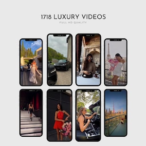 Downloadable luxury Video Collection – Aesthetic, high-quality video reels for Instagram, TikTok, and social media marketing with instant access and MRR.