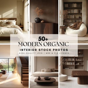 Imagens de Interiores Neutros, Pacote de Fotos de Interiores Orgânicos Modernos, Fotos de Estética de Estilo de Vida, Imóveis, Minimalismo Moderno, MRR