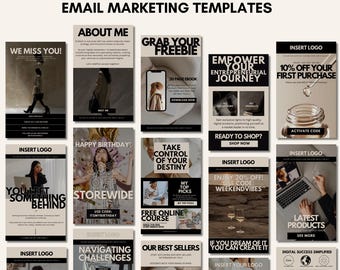 25 e-mailmarketingsjablonen: Canva-e-mailontwerp (digitale download)