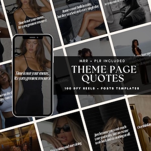 Puede incluir: Un collage de citas inspiradoras sobre el tiempo, el trabajo y el éxito. Las citas se muestran sobre un fondo negro con texto blanco. La imagen también incluye fotos de personas en varias poses.